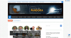 Desktop Screenshot of lacajadepandora.eu